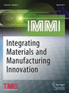 Integrating Materials and Manufacturing Innovation雜志封面